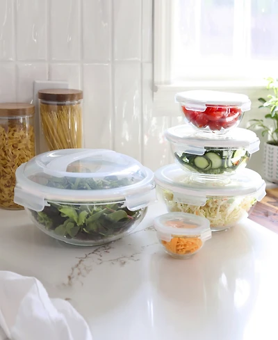 Sedona Kitchen 10-Piece Nesting Glass Bowl Set