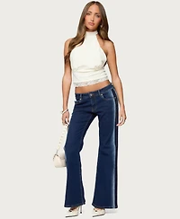 Edikted Women's Sandra Lacey High Neck Halter Top