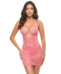 Oh La Cheri Women's Ava Lace Babydoll Dress