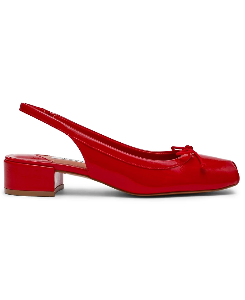 Steve Madden Women's Slingback Block-Heel Ballet Pumps