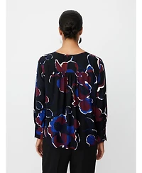 Masai Copenhagen Women's Belsanu Round Neck Long Sleeve Blouse