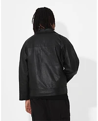 Saint Morta Men's Oversized Leather Bomber