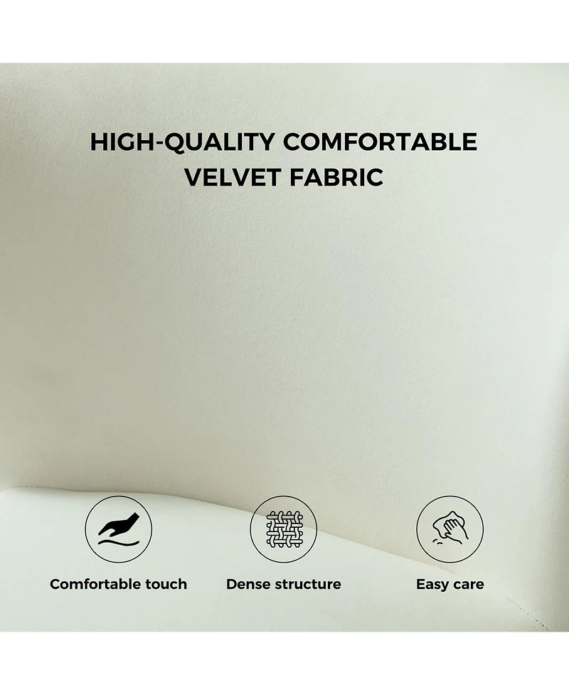 Hulala Home Contemporary Pastene Accent Chair with Nailhead Trim