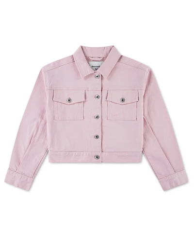 abercrombie kids Girls Spread Collar Cropped Jacket
