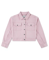 abercrombie kids Girls Spread Collar Cropped Jacket