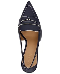 Lauren Ralph Lauren Women's Khloe Leather Slingback Loafer Pump