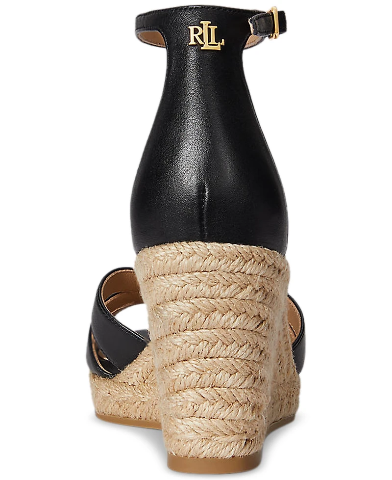 Lauren Ralph Women's Nellie Espadrilles Wedge Sandals