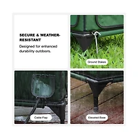 Wagstro AllGuard Heated Outdoor Cat Shelter with Camera –