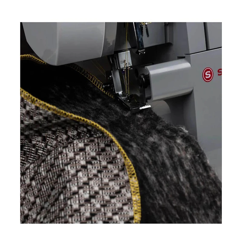 Singer Heavy Duty Serger Sewing Machine with Metal Frame - Gray