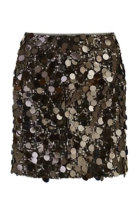 Yumi Women's Big Sequin Mini Skirt
