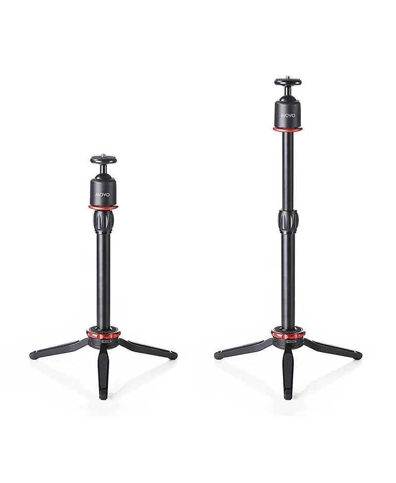 Movo Mv-T1 Universal Mini Camera Tripod with Extendable Pole