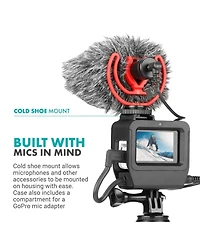 Movo Gpr-5 Media Housing Case Compatible with GoPro HERO5, HERO6, HERO7