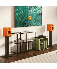 Kanto SX30 30" Fillable Speaker Stands with Isolation Feet - Pair (Black)