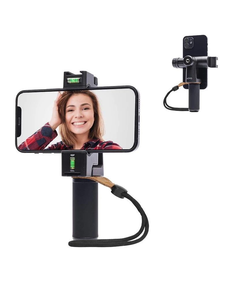 Movo Pr-3 Rotating Smartphone Grip Handle Rig with Vertical and Horizontal Positions