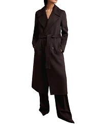 Reiss Women's Double-Breasted Blindseam Wool-Blend Coat
