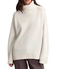 Reiss Women's Wool-Cashmere Roll-Neck Sweater