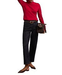 Reiss Women's Wool Epaulette Roll-Neck Sweater