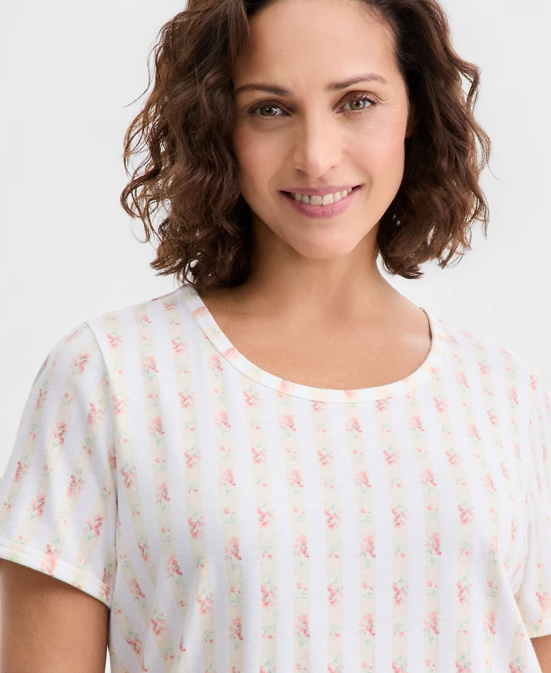 Charter Club Women's Combuster Short-Sleeve Pajama Set, Macy's Exclusive