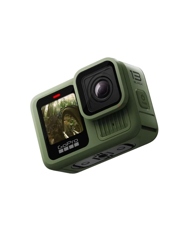 GoPro HERO13 Black in Forest Green Bundle with 64GB Memory Card and Eva Case