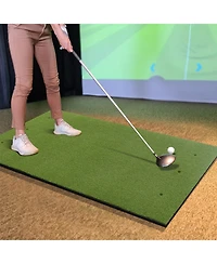 Skonyon 5 x 3 ft Artificial Turf Grass Practice Mat for Indoors and Outdoors-20mm