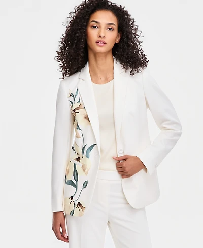Anne Klein Petite Notch Collar Jacket