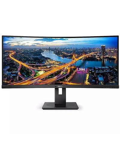 Philips 346B1C Ultrawide 34" Curved Monitor, UltraWide Qhd 2K, Usb-c and Built-in Kvm Switch