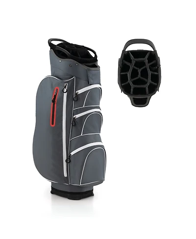 Skonyon 9.5 Inch Lightweight Golf Cart Bag with 15 Way Top Dividers