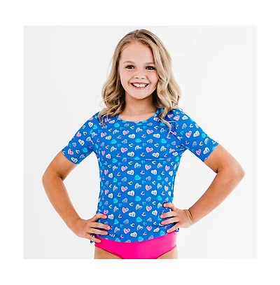 Calypsa Little Girls Lily Swim Top