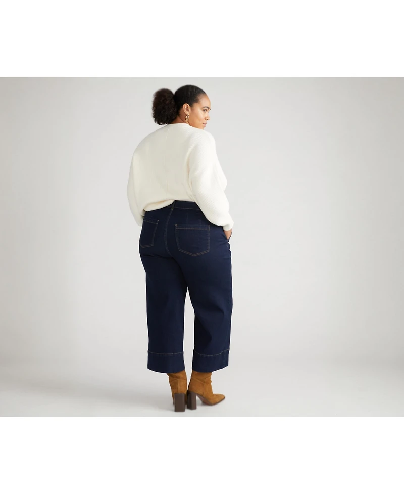 Universal Standard Women's Carol High Rise Cropped Jeans