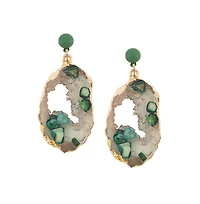 Sohi Women's The Wilderness Drop Earrings