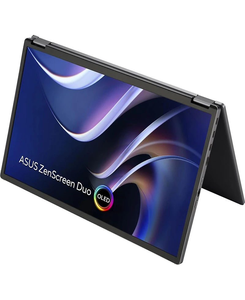 Asus ZenScreen Duo Oled MQ149CD 14" 16:10 Wuxga Foldable Portable Hdr Monitor, Silver