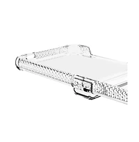 ITSkins Hybrid_R Clear Hinge Case for Samsung Galaxy Z Flip6