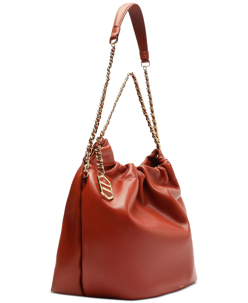 Arezzo Elizabeth Extra Large Leather Bucket Bag