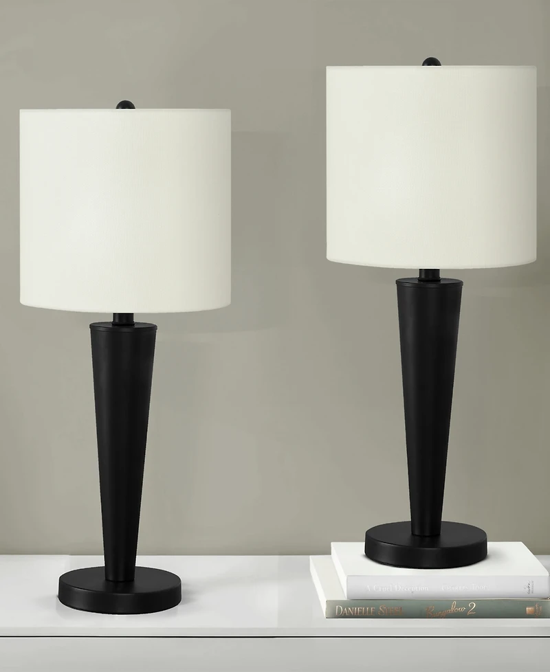 Monarch Specialties Lighting 2-Pc. Metal Table Lamp