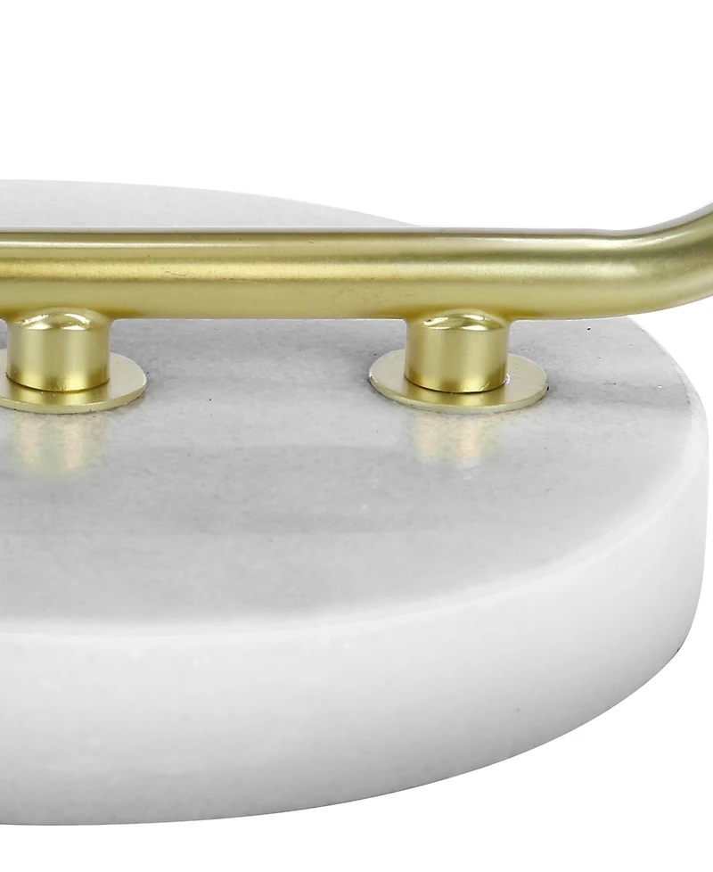 Monarch Specialties Lighting 20" Marble Table Lamp