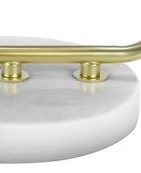 Monarch Specialties Lighting 20" Marble Table Lamp