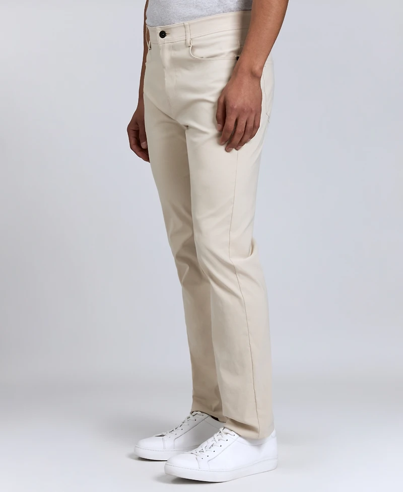 Kenneth Cole Men's Slim-Fit 5-Pocket Tech Pants