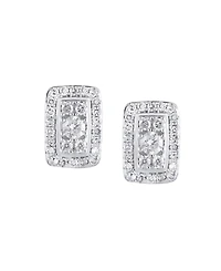 Macy's Diamond Earrings (1/2 ct. t.w.) in 10k White Gold