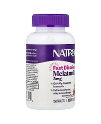 Natrol Melatonin Fast Dissolve Strawberry 3 mg