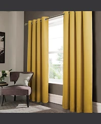 Rt Designer Collection Anchorage Blackout Grommet Luxurious Modern Design Curtain Panel 54" x 95