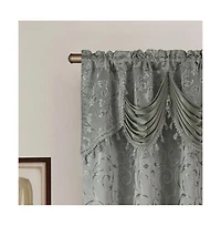 Franklin 2-Piece Rose Grommet Curtain 54" x 84" by Rt Designers Collection