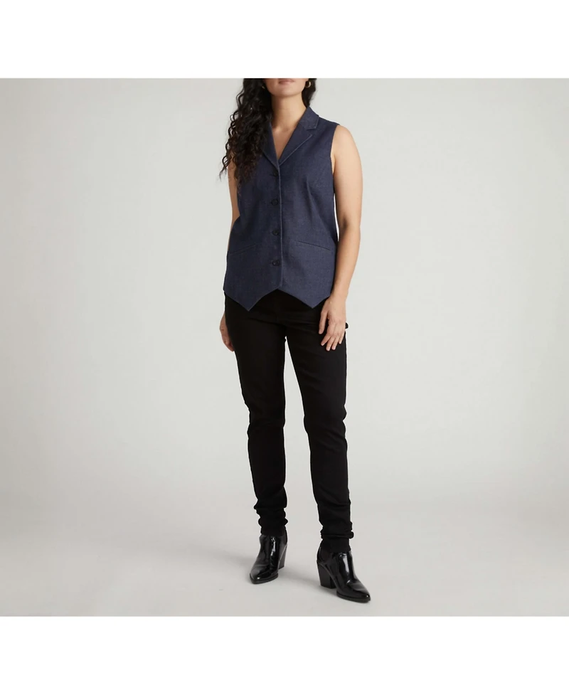 Universal Standard Women's Denim Look Vest