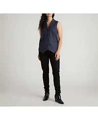 Universal Standard Women's Denim Look Vest