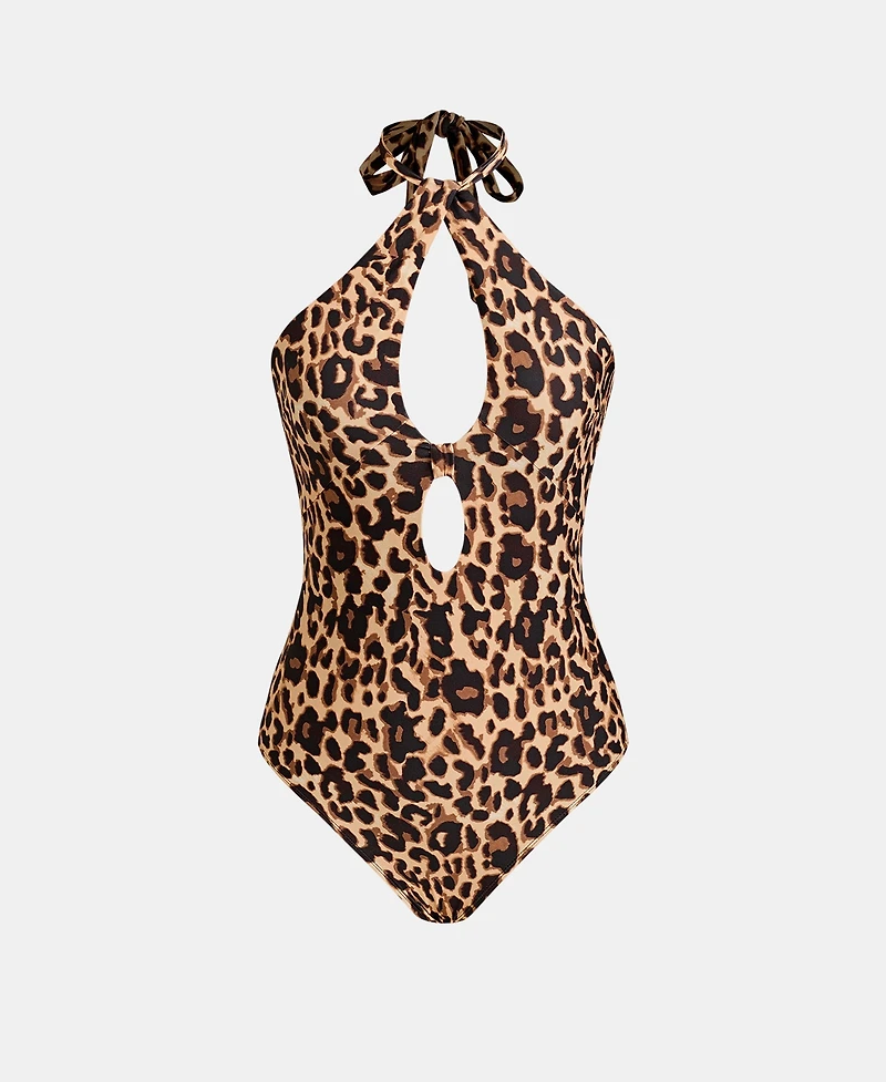 Cupshe Women's Bold Instinct Animal Print One-Piece Swimsuit