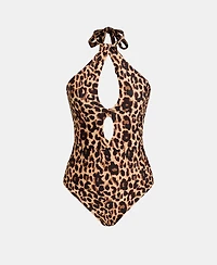Cupshe Women's Bold Instinct Animal Print One-Piece Swimsuit