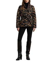 Lauren Ralph Women's Belted Quilted Jacket