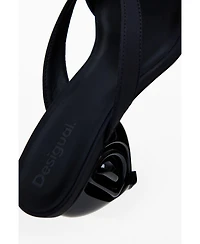 Desigual Women's Sandalia tacon corazon