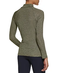 Dkny Petite Long-Sleeve Tie Neck Blouse