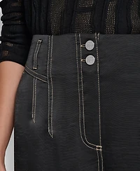 Dkny Women's Top Stitch Glazed Dressing Trousers