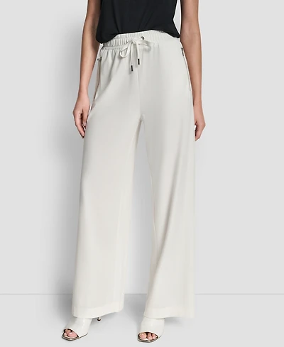 Dkny Women's Pull-On Wide-Leg Pants